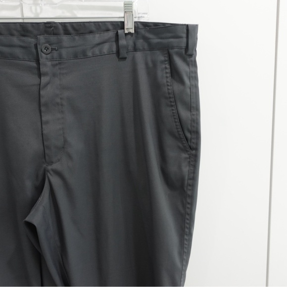 Nike Golf Dri-Fit Flat Front Tech Pants Sz 40 Gray Athleisure Performance - Picture 4 of 15